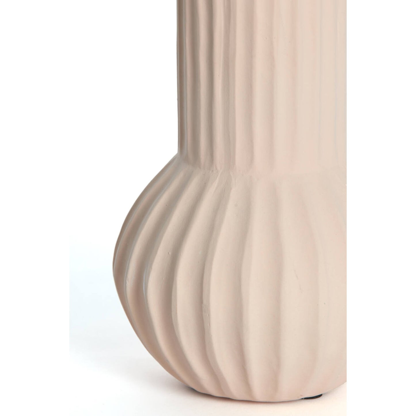 Vase Deko Ø14x26 cm FEYO Keramik pfirsich
