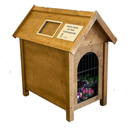 Hundehütte zur Futterspende