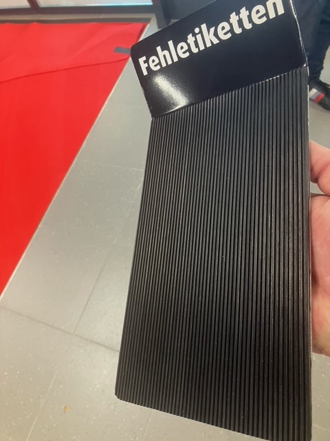 Platte für Fehletikentten Variante B