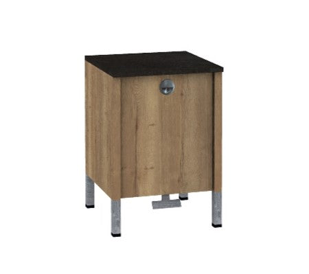 Waterproof Arbeitsschrank als Mülleimerauszug
