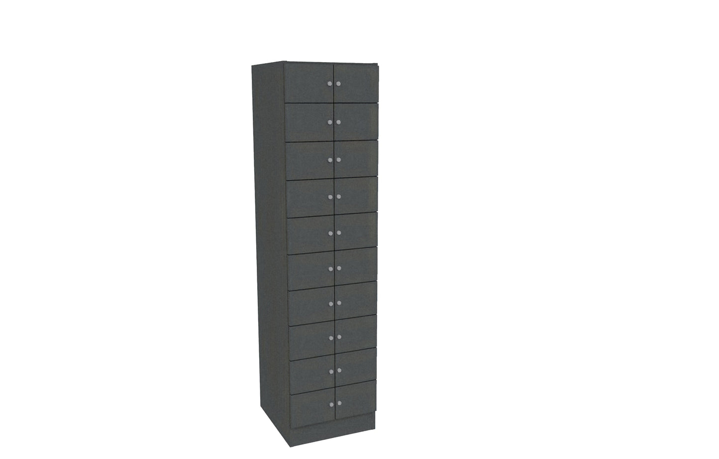 Kassenschrank mit 10 oder mit 20 Drehtüren